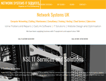 Tablet Screenshot of networksystems.co.uk